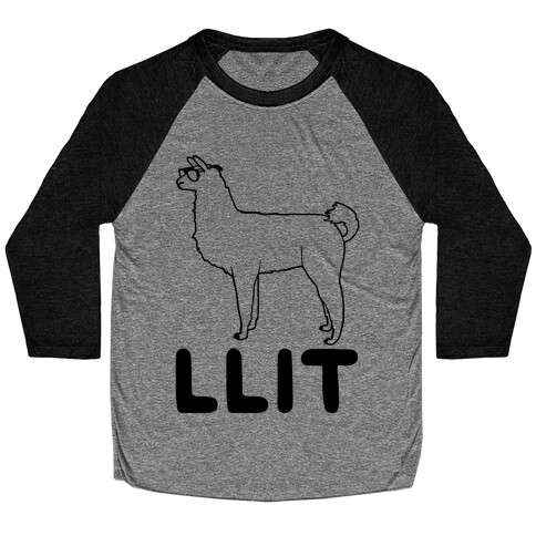 Llit Llama Parody Baseball Tee