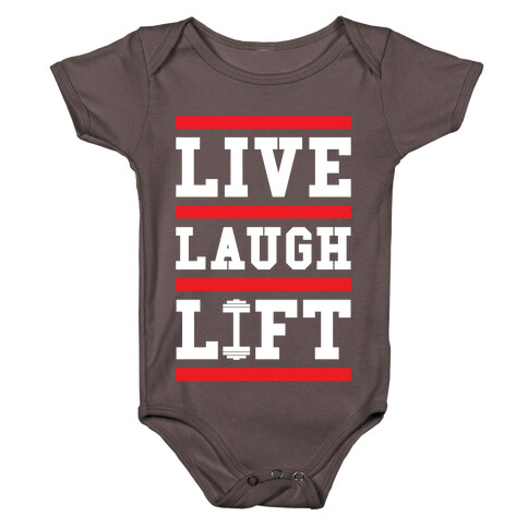 Live Laugh Lift Baby One-Piece