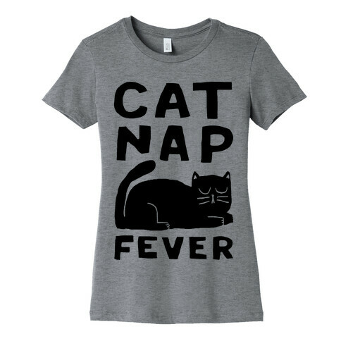 Cat Nap Fever Womens T-Shirt