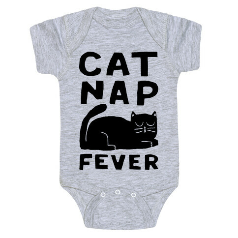 Cat Nap Fever Baby One-Piece