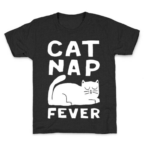 Cat Nap Fever Kids T-Shirt