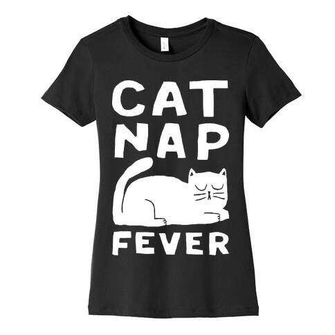 Cat Nap Fever Womens T-Shirt