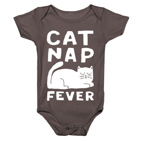 Cat Nap Fever Baby One-Piece