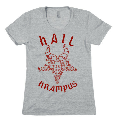 Hail Krampus Womens T-Shirt