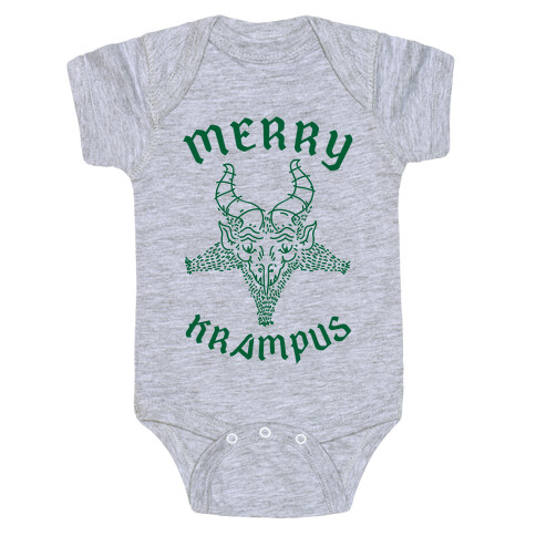 Merry Krampus Baby One-Piece