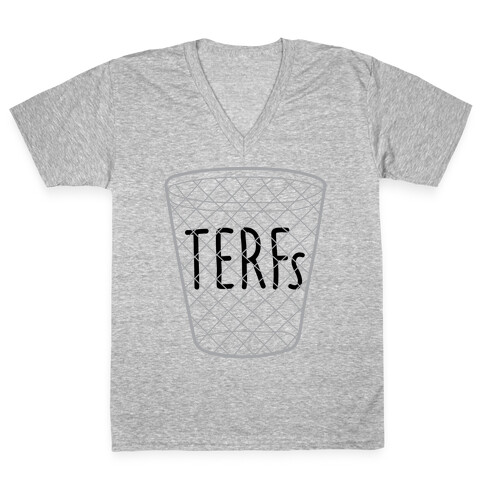 TERFs Are Trash V-Neck Tee Shirt