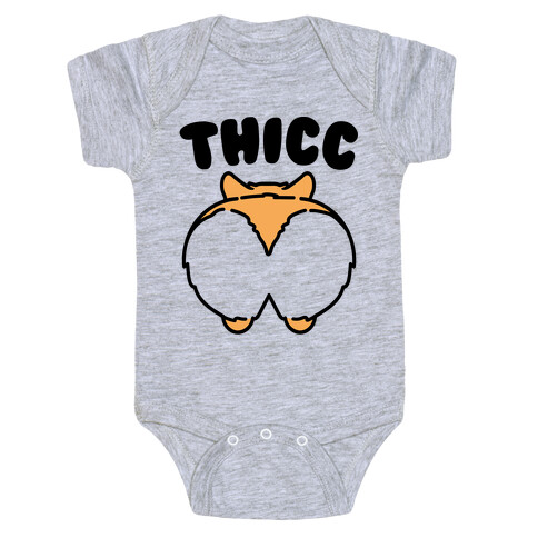 Thicc Corgi Butt Parody Baby One-Piece
