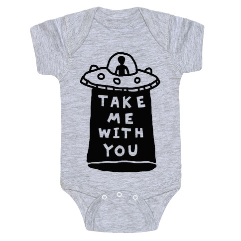 Take Me With You UFO Baby One-Piece
