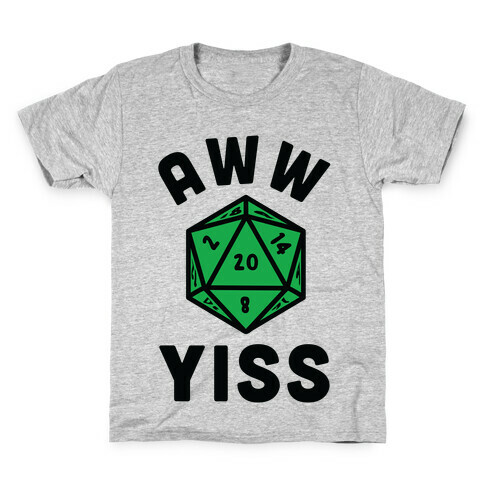 Aww Yiss D20 Kids T-Shirt
