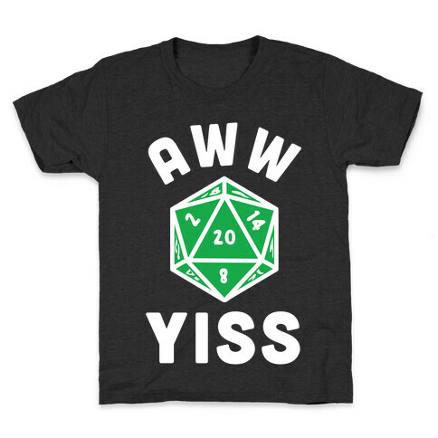 Aww Yiss D20 Kids T-Shirt