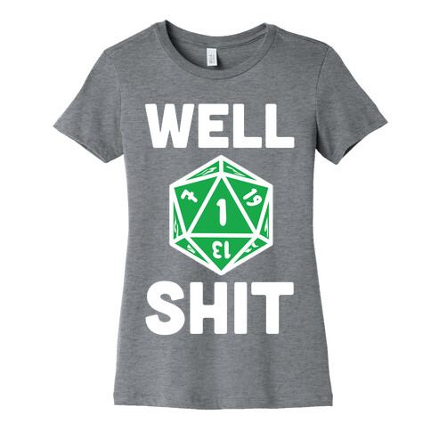 Well Shit Crit Fail Womens T-Shirt