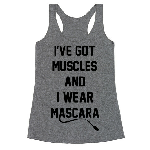 Muscles and Mascara Racerback Tank Top