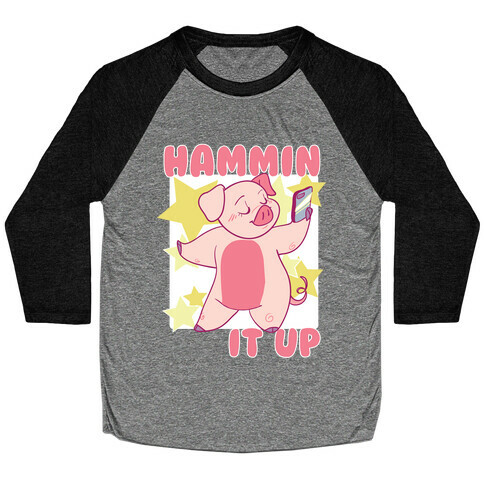 Hammin' It Up Baseball Tee