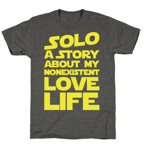 Solo Parody White Print T-Shirt