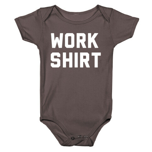 Work Shirt Baby One-Piece