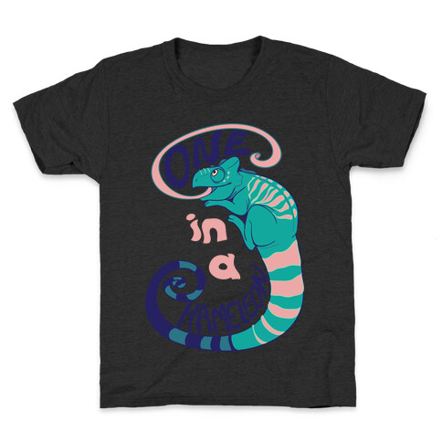 One in a Chameleon  Kids T-Shirt