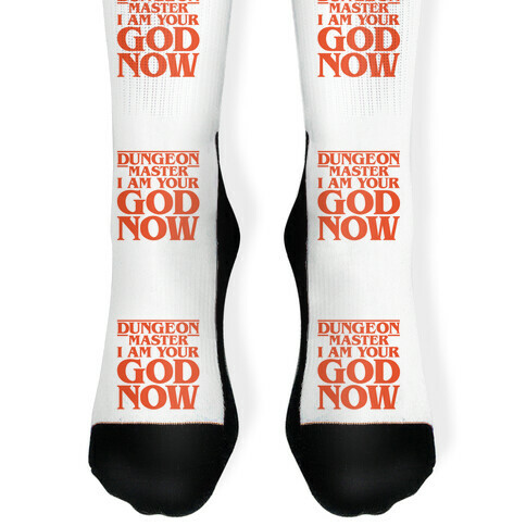 Dungeon Master I Am Your God Now Sock