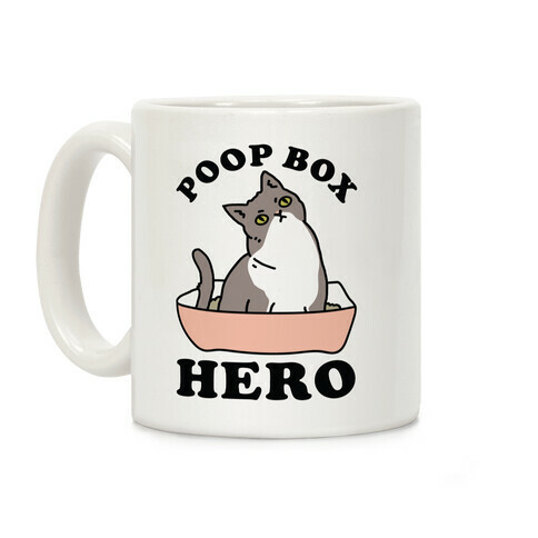 Poop Box Hero Coffee Mug