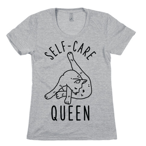Self-Care Cat Womens T-Shirt