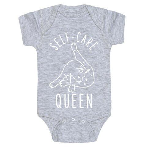 Self-Care Cat Baby One-Piece