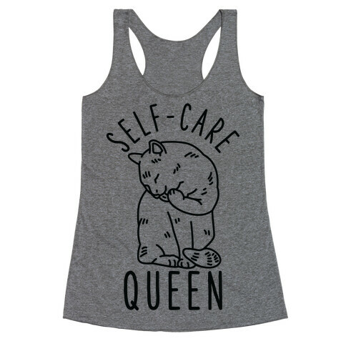 Self-Care Queen Racerback Tank Top