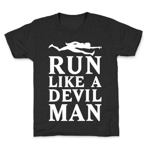 Run Like A Devilman Kids T-Shirt