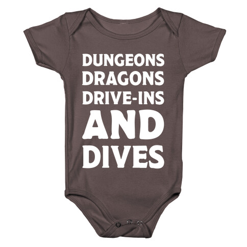 Dungeons Dragons Drive-ins And Dives Baby One-Piece