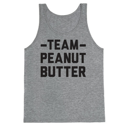 Team Peanut Butter Tank Top