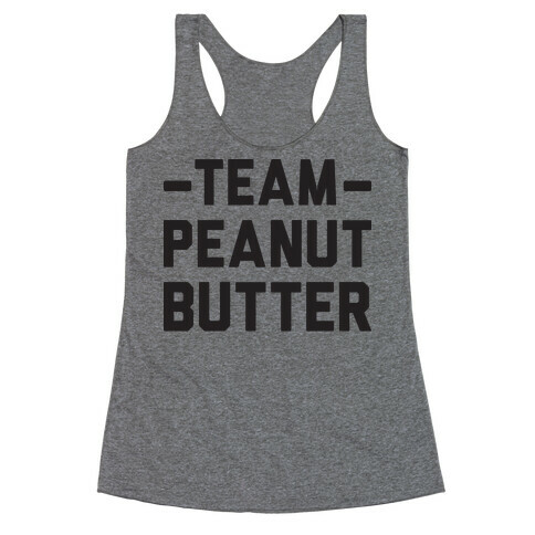 Team Peanut Butter Racerback Tank Top