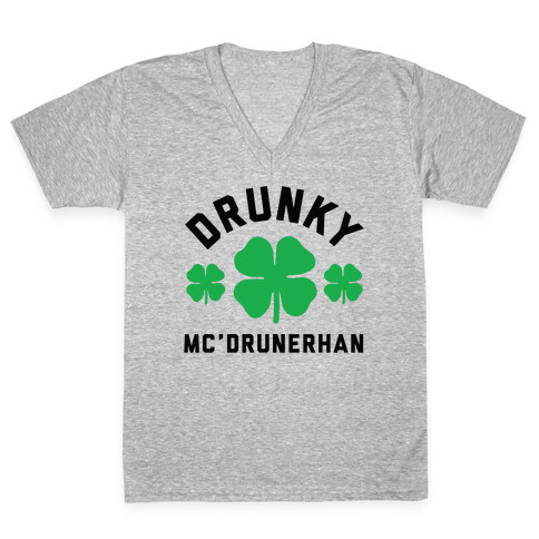 Drunky Mc'Drunkerhan V-Neck Tee Shirt