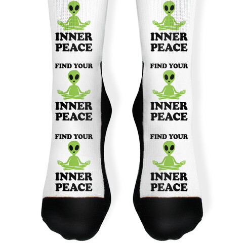 Find Your Inner Peace Sock