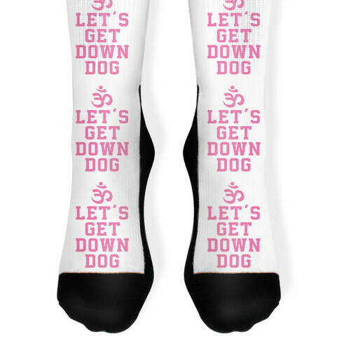 Let's Get Down Dog Sock