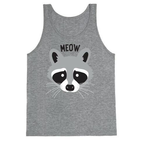 Meow Raccoon Tank Top