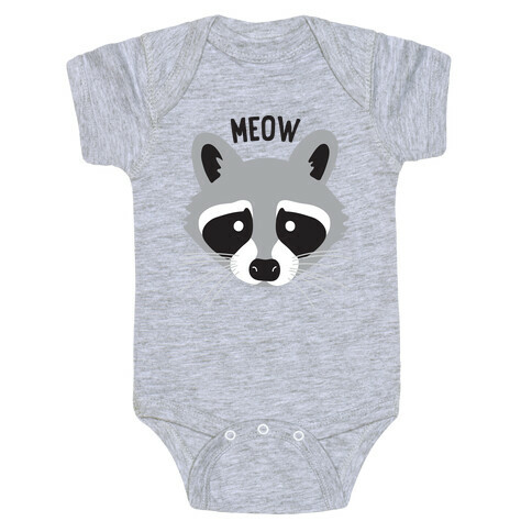 Meow Raccoon Baby One-Piece