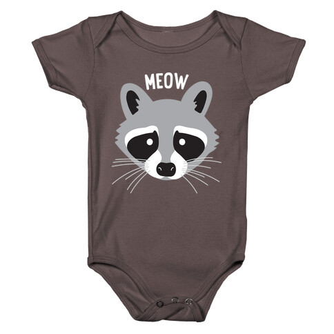 Meow Raccoon Baby One-Piece