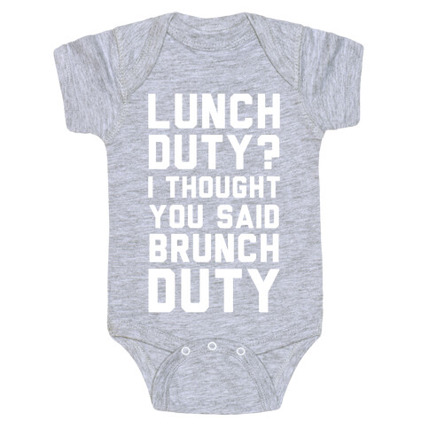 Brunch Duty Baby One-Piece