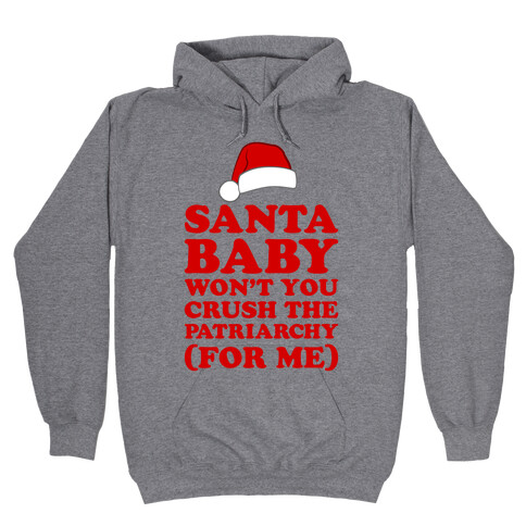 Santa Baby Hooded Sweatshirt