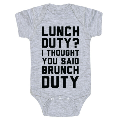 Brunch Duty Baby One-Piece