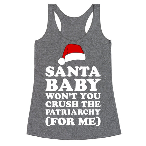 Santa Baby Racerback Tank Top