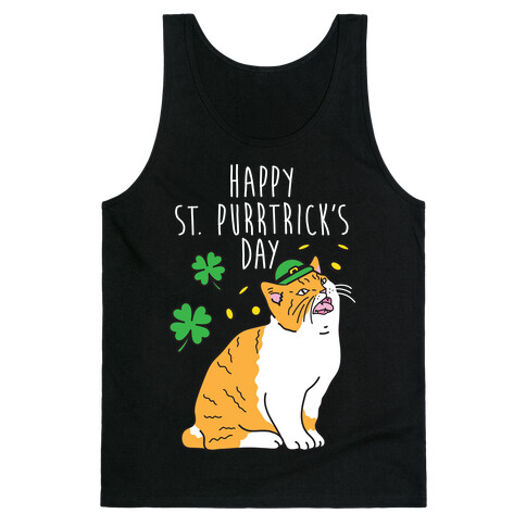 Happy St. Purrtrick's Day Tank Top