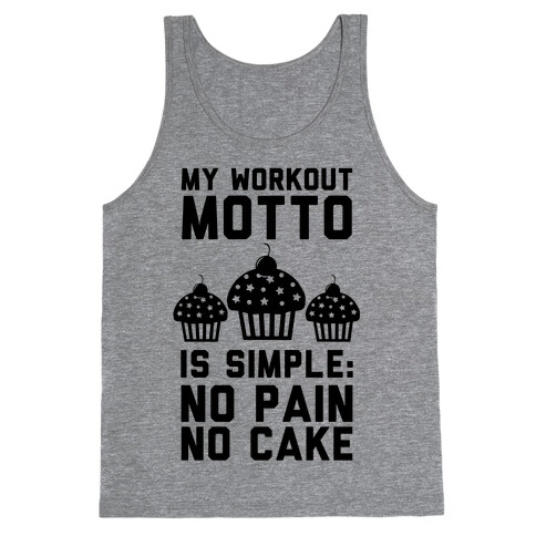 No Pain No Cake Tank Top