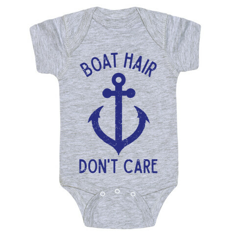 Boat Hair Don't Care Baby One-Piece