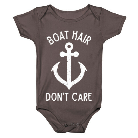 Boat Hair Don't Care Baby One-Piece