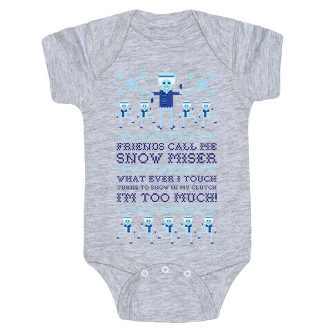 Friends Call Me Snow Miser Baby One-Piece