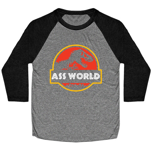 Ass world Baseball Tee