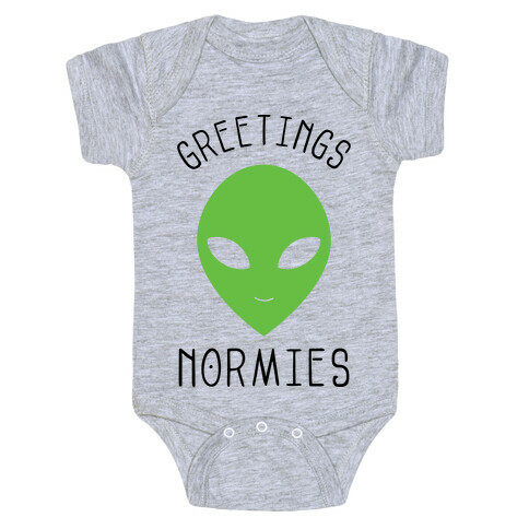 Greetings Normies Baby One-Piece