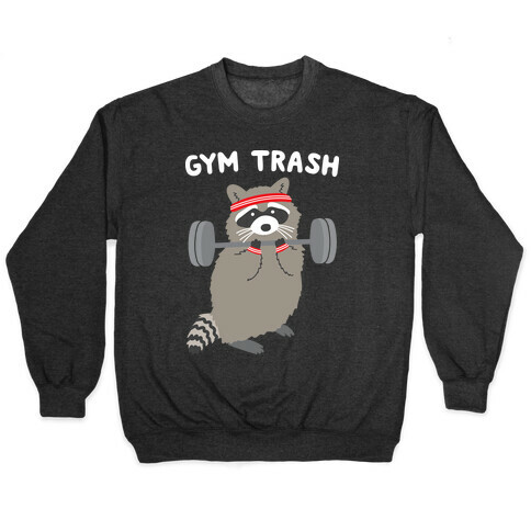 Gym Trash Raccoon Pullover