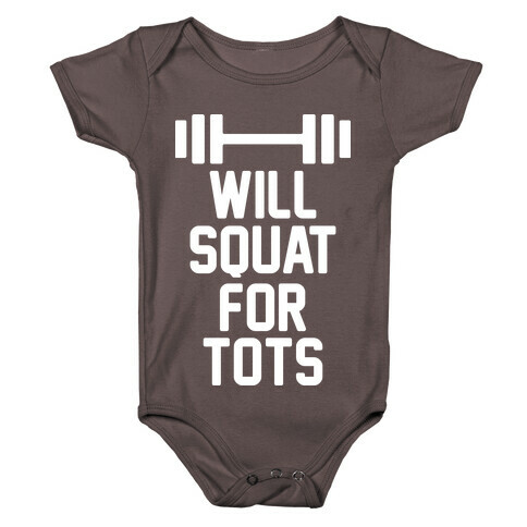 Will Squat For Tots Baby One-Piece