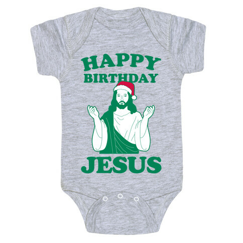 Happy Birthday Jesus Baby One-Piece