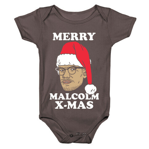 Malcolm X-Mas Baby One-Piece